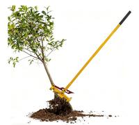 Outil d'extraction de racine d'arbre robuste - Levier debout pour poteau de clôture et extraction de piquets de neige