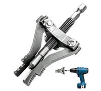 Outil d'extraction de tuyaux | Gadget de retrait à 3 griffes | Ensemble | Acier allié | Poignée réversible à 3 griffes | Compatibilité de valve de 10,2, 15,2, 2,5 cm | Fonctionne avec l'embout de