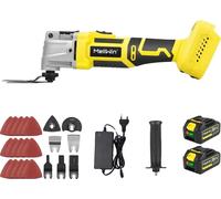Outil d'oscillation multifonctionnel, moteur sans balai, vitesse variable, 2 batteries 15000mAh