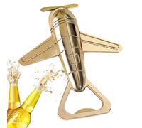 Outil d'ouverture de bouteille d'aviation - Accessoire de bar décoratif en - Accessoire de bar durable inspiré du voyage - Ouvre-bière d'avion en métal pour les fêtes de fin d'année