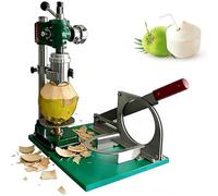 Outil d'ouverture manuel de noix de coco, ouvre-trou commercial en noix de coco avec poignée antidérapante, ouvre-noix de coco vert efficace pour un usage domestique et commercial