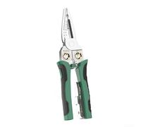 Outil Électricien Multifonction Coupe Fil Acier 3Cr13 | 12 fonctions intégrées, décape coupe torsade, testeur tension double voyant, acier , antidérapante
