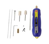 Outil électrique de retrait de colle, poignée Rechargeable avec 6 pointes d'aiguille, écran de téléphone portable, Support de dissolvant OCA, 3 vitesses, lumière LED verte