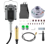Outil électrique multifonction - Outil rotatif avec arbre flexible - 1200 W - 30 000 tr/min -par pédale - Moteur suspendu - 112 accessoires pour poncer, polir, tronçonner