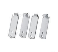 Outil Enrouleur Fil Acier 12x8cm Léger(4pcs set) | Acier zingué pour durable, conception légère 90g, pour idéal foresterie, taille compacte 12x8cm