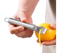Outil éplucheur d'agrumes, râpe à zesteur de citron, Outil éplucheur de pamplemousse éplucheurs d'agrumes orange en acier inoxydable, Coupe-trancheur Portable, outil d'épluchage de citron, éplucheur d