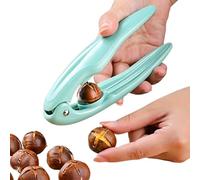 Outil Éplucheur de Châtaignes Gadget Manuel Multifonctionnel avec Poignée | Casse-Châtaignes Éplucheur Pour noix et fruits dortoir restaurant camping pique-nique Vert