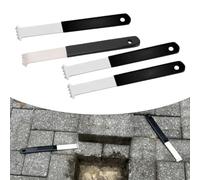 Outil Extraction Pavés Jardin Double Articulation Acier(Single + Double) | Double articulation, dents de serrage, soulève pavés enfoncés, acier pour robuste, usage jardin terrasse