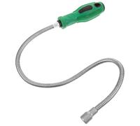 Outil Flexible Confortable Magnétique de Ramassage Poignée | Écrous, Agrafes et Trombones, Usage Atelier et Boîte à Outils, Embout Acier Inoxydable, Poignée Caoutchouc