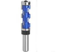 Outil Fraisage pour bois avec Butée Supérieure Inférieure Outil(12x19x45) | Double roulement supérieur et inférieur, stabilité maximale, finition lisse vibration, pour idéal pour bois et MDF