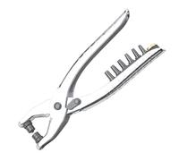Outil général Pince à poinçonner rotative Pince à rivets Perforatrice pour la fixation Remplacement des boutons-pression métalliques Trou de réparation pour le tissu pour le cuir pour la fabrication
