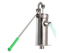 Outil manuel d'aspiration d'eau de puits en acier inoxydable - Pompe à pichet à main profonde, cylindre rehausseur de pression | Levier ergonomique antirouille et robuste, irrigation agricole pour