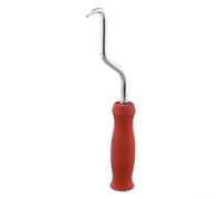 Outil manuel pour attacher le béton, crochet de barre en acier avec poignée antidérapante, outil à main pour la construction et le nouage, bleu (rouge)