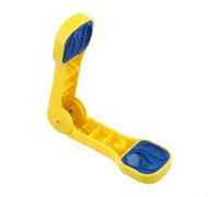 Outil mélangeur d'appâts pour pêche en eau douce | Construction en plastique PP, couleurs jaune/rouge, taille 10 x 3,5 cm, idéal pour la carpe et la truite, facile à nettoyer