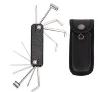 Outil multifonction 12 en 1 pour guitare, kit de réparation et d'ajustement en alliage d'aluminium pour l'entretien des pédales d'effet de guitare et de basse