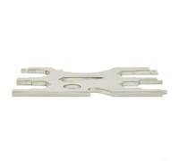 Outil multifonction 15 en 1 pour plongée sous-marine en acier inoxydable de qualité supérieure avec design géométrique pour réparation de tuyau de régulateur et kit de terrain Couleur argent Taille