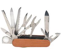 Outil multifonction - 16 fonctions en 1 - Comprend : couteau, ciseaux, pince, tournevis, ouvre-bouteille - Idéal pour le camping