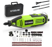 Outil multifonction 200 W, ETOOLAB [professionnel] Outil rotatif, véritable 10000-35000 tr/min, kit d'outils rotatifs avec 129 accessoires, 6 vitesses de rotation variables pour découper, graver