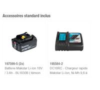 OUTIL MULTIFONCTION 36V 1830Bx2 - MAKITA - DUX60RF2