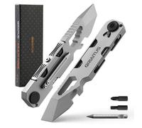 Outil multifonction EDC comprenant un pied-de-biche, un tournevis à cliquet, un stylo à bille et des clés