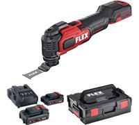 OUTIL MULTIFONCTION FLEX MT18.0-EC BRUSHLESS 18V 2,5AH - 2 BATTERIES + CHARGEUR + COFFRET - 531018