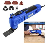 Outil multifonction oscillant - Outil électrique - 3 800 W - 22 000 tr/min - Angle d'oscillation de 3° - Changement rapide - Sciage, ponçage, raclage - Avec câble