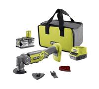 Outil multifonctions RYOBI 18V OnePlus LithiumPlus - Découpe - Tête 4 positions - Batterie 4.0Ah