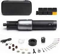 Outil multifonction sans fil, 4 V, 35 accessoires, kit d'accessoires, outils rotatifs 2000 mAh, 5 vitesses, vitesse de 5000 à 25000 tr/min