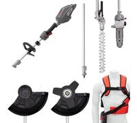 Outil multifonction sans fil IKRA 4 en 1 IB-MT 36 | Système Bosch 36 V | Coupe-bordures 33 cm | Débroussailleuse Ø 25,5 cm | Taille-haie 38 cm | Scie à branches | sans batterie