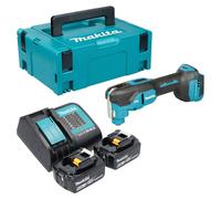 Outil multifonction sans fil Makita DTM 53 SGJ 18 V OIS / Starlock Brushless + 2 batteries 6,0 Ah + chargeur + Makpac