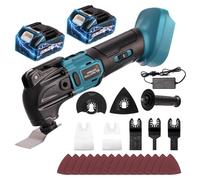 Outil multifonction sans fil oscillant avec moteur sans balais, poignée supplémentaire, coffret de 26 pièces