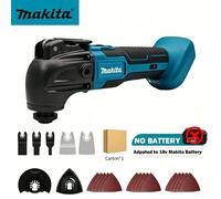 Outil multifonctionnel oscillant sans fil Makita 18V DTM51 à dégagement rapide, 6 vitesses, outil de rénovation électrique, tondeuse/pelle No Battery