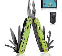Outil multifonctionnel Pince de survie Couteau multifonctionnel Camping Outdoor Vert
