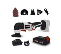 Outil multifonctions à batterie 20V X-Performer XPMLT20LI + Batterie 2 Ah + chargeur - Ponce, Coupe - Angle 3.0 degres G
