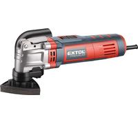 Outil multifonctions Extol Premium avec système de changement rapide, 400 W, mallette, 1 pièce, rouge, 8894100