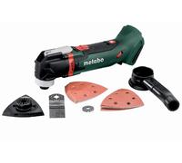 Outil multifonctions MT 18 LTX METABO sans batterie ni chargeur + coffret MetaBox + set d'accessoires - 613021840