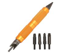 Outil multiple de préparation des douilles, Nettoyeur de poche d'amorce Alésoirs pour enlever les sertissures, Outils à main d'ébavurage de chanfrein d'étui pour le rechargement