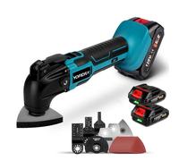 Outil oscillant sans fil - YOFIDRA - Multifonction - 18V - 2x1.5Ah - 22 accessoires