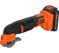 Outil oscillatoire multifonction sans fil BLACK+DECKER, 18V, BDCOS18N-XJ, Sans batterie, 18 accessoires