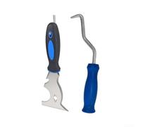 Outil Peintre 9-en-1 Acier Inoxydable Multifonction | 9 fonctions intégrées, ouvre-boîte, tire-clou, tournevis, pour marteau, pour idéal atelier maison