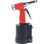 Outil pneumatique pour écrous à sertir - Pince à écrous à sertir - Force de traction 1300 kgf - 90–120 psi - Pour 3,2–6,4 mm - Course 16 mm - Rouge