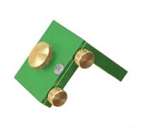Outil Positionnement L-Shape pour Bois Compact | Mesure exacte, finition précise, pour idéal projets ébénisterie, acier inoxydable, longue durée