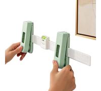 Outil pour accrocher des tableaux avec niveau règle magnétique portable | Outil d'alignement pour crochets muraux et miroir Décoration Poster Peinture Maison Chambre Cuisine