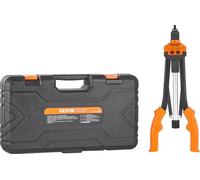 Outil pour écrous à riveter, kit d'outils Rivnut 16 pouces avec 13 mandrins métriques et SAE, 186 écrous à riveter, M3, M4, 10-24, M5, M6, 1/4-20, 8-32, 5/16-18, M8, 3/8-16, M10, M12, 1/2-13, rétracti