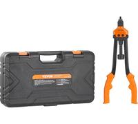Outil pour écrous à riveter, kit d'outils Rivnut 16 pouces avec 13 mandrins métriques et SAE, 186 écrous à riveter, M3, M4, 10-24, M5, M6, 1/4-20, 8-32, 5/16-18, M8, 3/8-16, M10, M12, 1/2-13, avec mal
