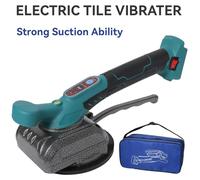 Outil pour pose de carrelage - Machine vibrante sans fil pour carrelage - Capacité de charge : 100 kg - Appareil portable - Fréquence de vibration réglable - Livré avec 1 batterie - Pour carrelage mur