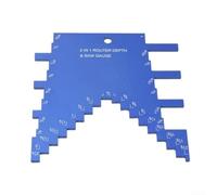 Outil Précision Feuillures pour Table de Sciage | Construction pour aluminium , résistance pour usure, léger 110x110mm, longtemps