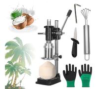 Outil professionnel d'ouverture de noix de coco, perceuse manuelle pour jeune noix de coco verte tendre, ouvre-trou économiseur d'efforts pour un usage domestique