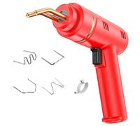 Outil Réparation Carrosserie Auto Ergonomique Confort Outil Réparation(Red) | Double tube cuivre, fusion rapide, joint robuste, anti-fissure secondaire, finition lisse professionnelle