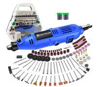 Outil rotatif, 252 accessoires, moteur haute performance, couleur bleue